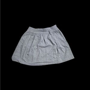 Aqua Mini Skirt Women's Size S chambray. Pockets sk3